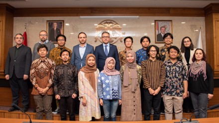 Rector Prof. Dr. Aksoy met with Indonesian students